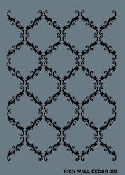 Rich Wall Stencil 50x70cm 005