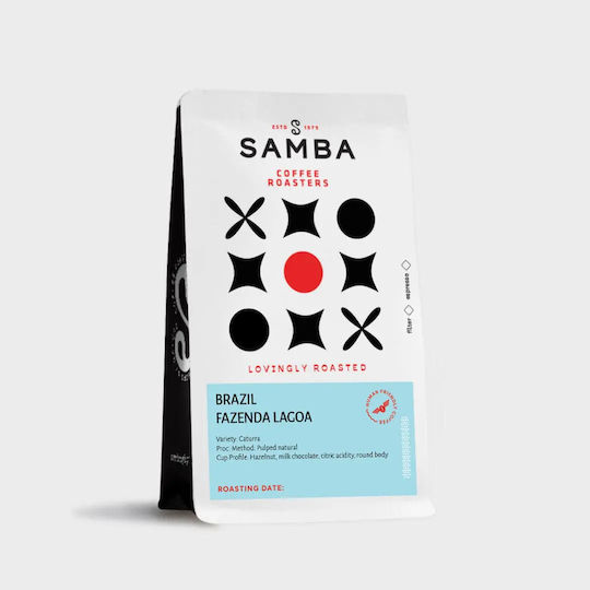Samba Espresso Kaffee Brasilien Haselnuss Bohnen 500gr