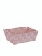 Storage Basket Pink 22x15.5x8cm 1pcs
