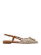 Γυναικείες Μπαλαρίνες Slingback με Λουράκι σε Ταμπά Χρώμα