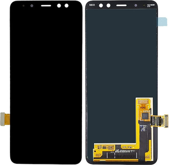 Samsung Screen A530f Galaxy with Touch Mechanism for Samsung A5 2018, Samsung A8 2018 (Black)