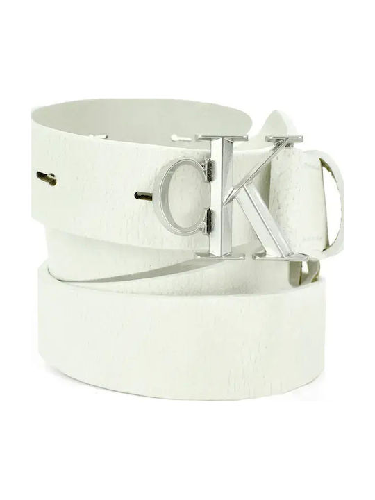 Calvin Klein Women's Belt White