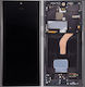 Samsung Screen with Touch Mechanism and Frame for Samsung Galaxy S22 Ultra (Black)