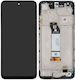 Screen with Touch Mechanism and Frame for Xiaomi Redmi Note 10 5G, Poco M3 Pro 5G, Note 10T 5G (Black)