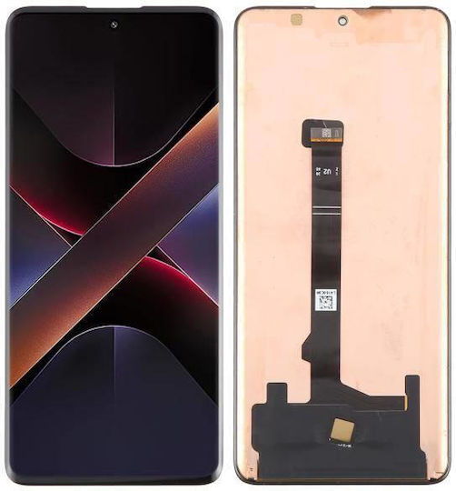 Screen with Touch Mechanism for Xiaomi Poco X7 5G, Redmi Note 14 Pro 5G, Note 14 Pro+ 5G, Note 13 Pro+ 5G (Black)
