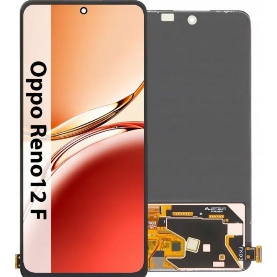 ΟθόνηOLEDF5gμεΜηχανισμόΑφήςκαιΠλαίσιογιαOppoReno12F5GCPH2637(Μαύρο)