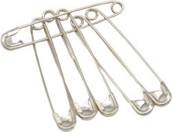 Metal Safety Pins 5.5cm 6 Pieces Metal Safety Pins 5.5cm 6 Pieces