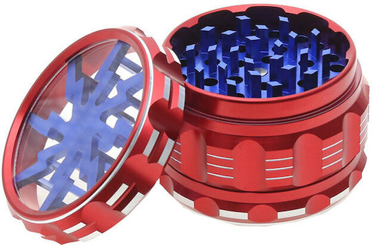 Grinder Τρίφτης «lightning» 55mm 4parts Διάφορα Χρώματα
