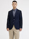 Men's Summer Suit Jacket Slim Fit Dark Navy