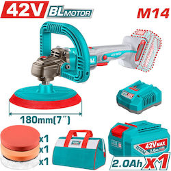 Total TAPLI42181E Rotationspolierer Polierer Bürstenlos 42V 1x2Ah mit Drehzahlregelung