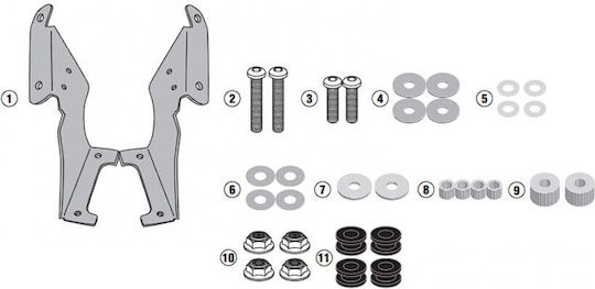 Kappa Комплект Желатина Yamaha Niken 900 19-23 D2143kitk