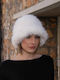 Elusso. Furry Women's Hat White
