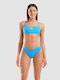 Strapless Bikini Top Turquoise, Yellow, Blue