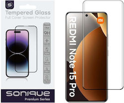 Curvy Glass Sonique Premium Series HD Full Cover 9H Compatible with Xiaomi Redmi Note 15 Pro 4G Black Curvy Glass Sonique Premium Series HD Full Cover 9H Compatible with Xiaomi Redmi Note 15 Pro 4G Black
