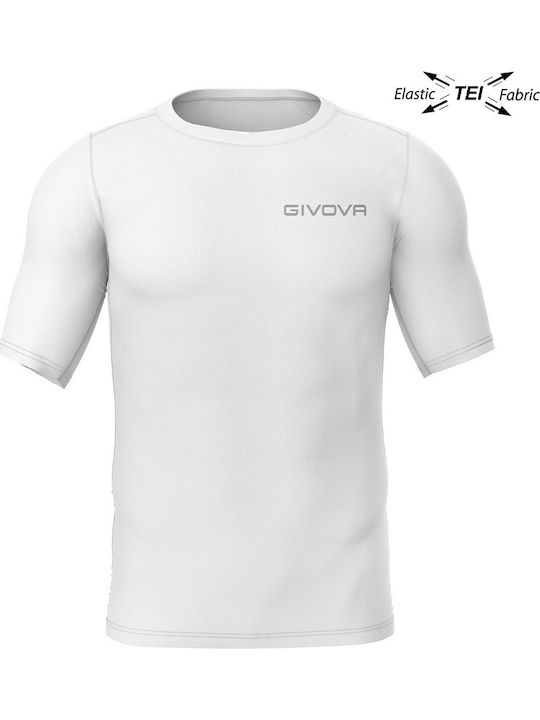 Givova Herren Thermo Kurzarmshirt Weiß