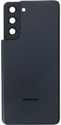 Капак За Батерия Samsung G991f Galaxy S21 + Лепило + Камерен Обектив Черен Оригинален Капак За Батерия Samsung G991f Galaxy S21 + Лепило + Камерен Обектив Черен Оригинален