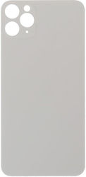 Apple Iphone 11 Pro Max Battery Cover Large Hole Silver Oem Logo Apple Iphone 11 Pro Max Battery Cover Large Hole Silver Oem Logo