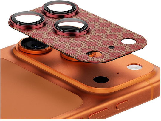 Benks Протектор за камера Закалено стъкло Orange за iPhone 17 Pro Max