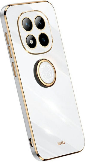 Xinli Straight Back Cover Silicone White (Redmi Note 15 Pro 5G)