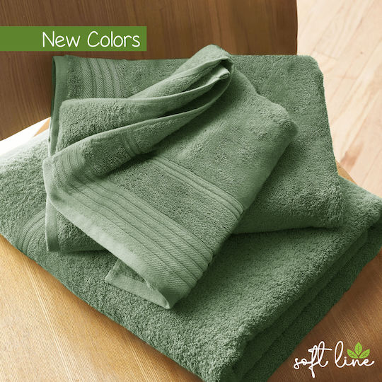 Cosy Life Set De Prosoape De Baie 3 Buc Soft Line Khaki Greutate 500gr/m²
