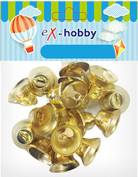 Ex-hobby Glocken Gold 20mm 18 Stück