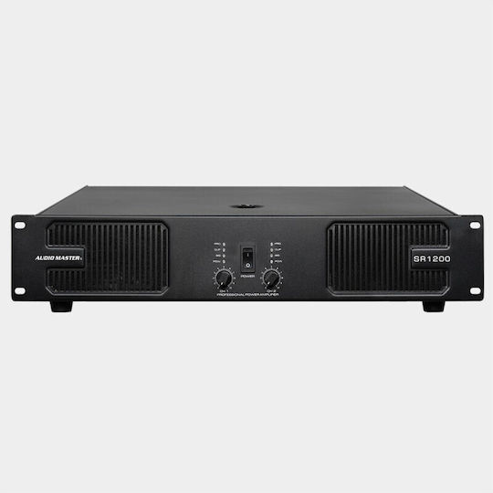 Audio Master SR1600 PA Power Amplifier 2 Channels with Cooling System