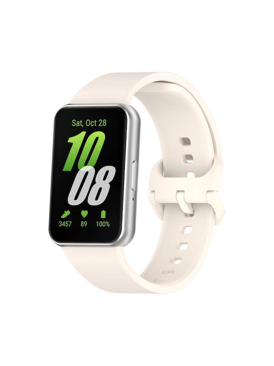 Armband Silikon Beige (Huawei Watch Fit 3 - Huawei Uhr Fit 3)