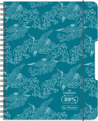 Herlitz Spiral School Notebooks Ruled A4 80 Paper Sheets 2 Pieces