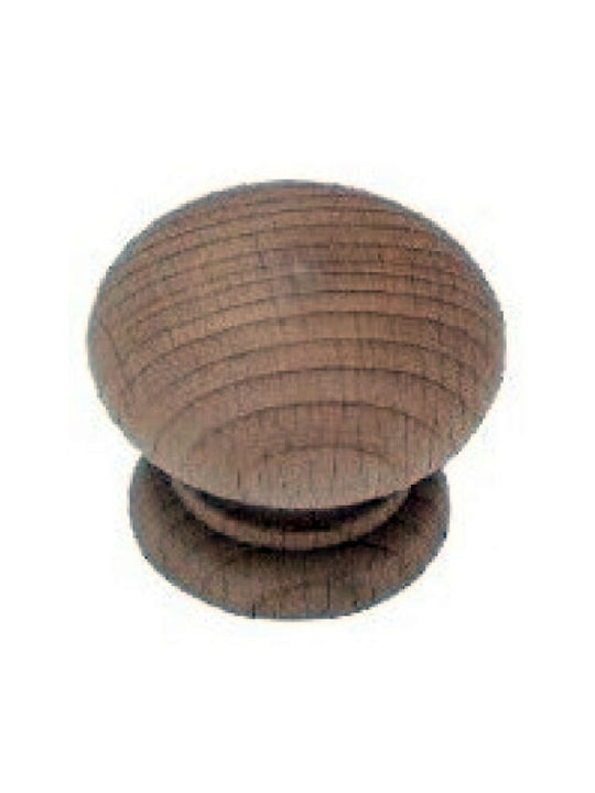 Import Hellas Buton Mobilier din Lemn Walnut 160-0036#3819K 1buc