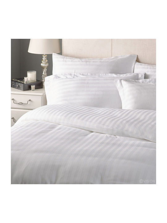 Ariete Sheet for Single Bed 160x260cm. Riga White