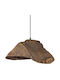 Opviq Brown Hängelampe Braun mit Fassung E27 30x30x60cm.