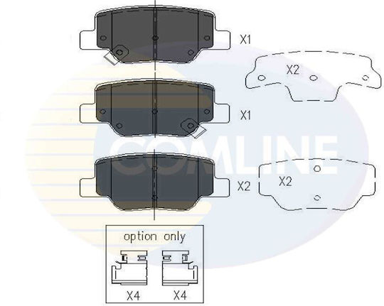 Plăcuțe Frână Spate Spate Toyota Verso _r2_ 04466-0f010 04466-0f011 04466-yzze7 Cbp36010-10267