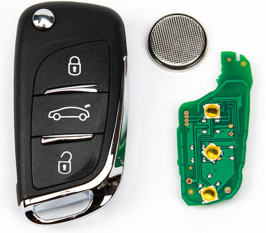 Telecomandă Cheie Auto Electronică Peugeot Citroen 433mhz Hu83