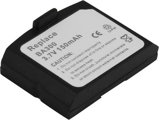 Avizar Battery 150mah Sennheiser Ba300 3.7v Li-polymer Headset Black