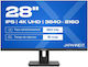 Japannext IPS Monitor 28" 4K 3840x2160 with Response Time 5ms GTG