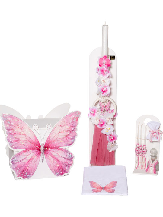 Baptism Set with Butterfly Theme