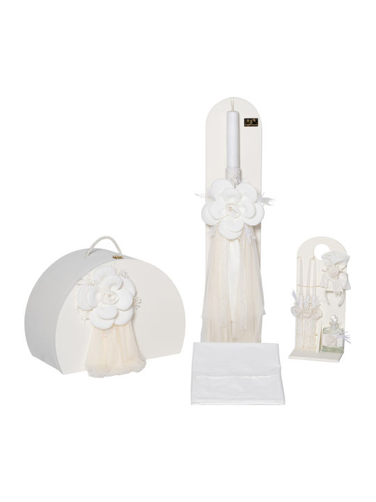 Baptism Set with Flowers Theme