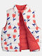Kids' Casual Jacket Sleeveless Double Sided White