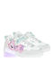 Παιδικά Sneakers με Σκρατς Λευκά