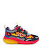 Hot Wheels Παιδικά Sneakers με Σκρατς & Φωτάκια Πολύχρωμα