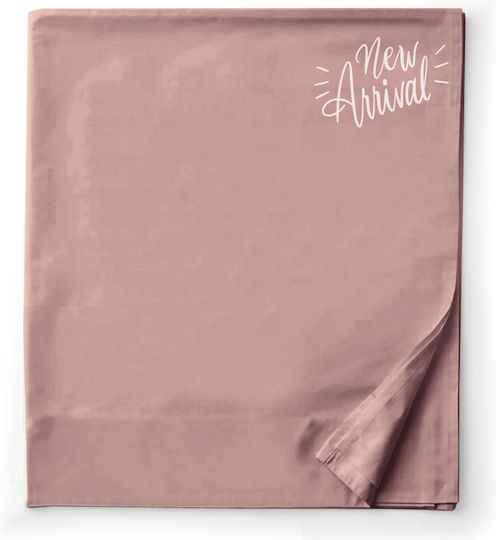 Isadore Lorraine Σεντόνι Υπέρδιπλο 220x260εκ. Dusty Rose