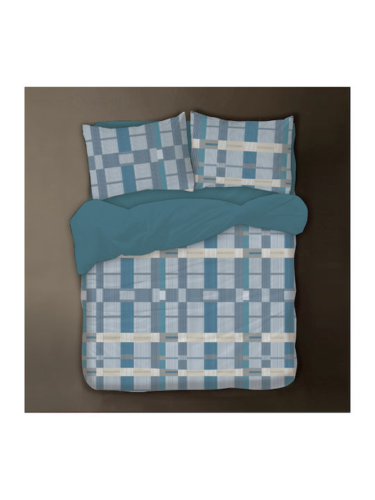 Isadore Lorraine Sheet Sets Queen 240x260cm. Limited Edition Sea-blue 4pcs