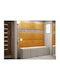 Hartford 268 Eingangsmöbel mit Spiegel Cashmere 168x46x186cm