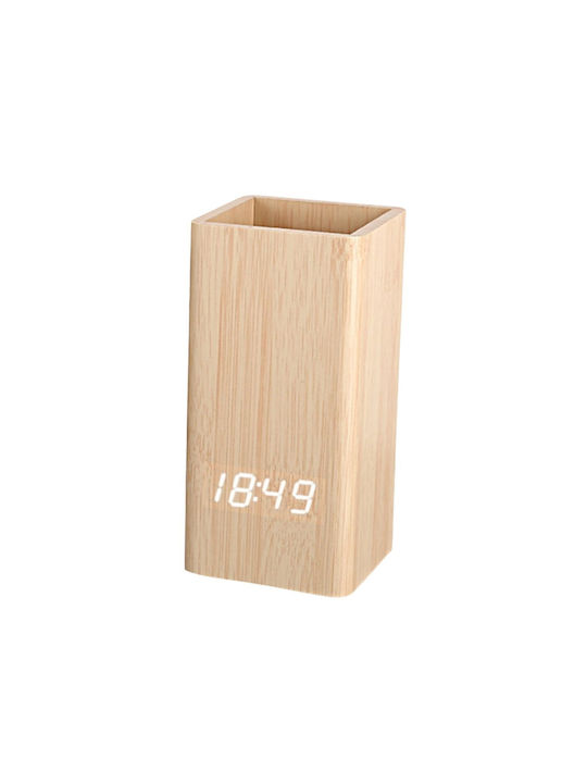 Uncle George Tabletop Digital Clock LED Wooden ...