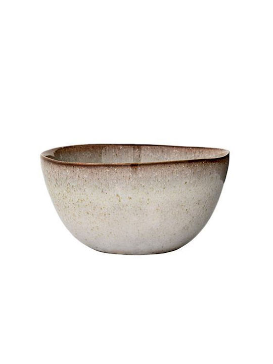 Bloomingville Servierschüssel Rund Keramik Gray mit Durchmesser 15cm