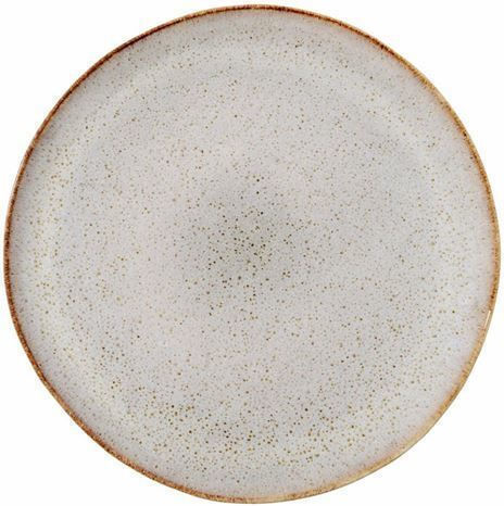 Bloomingville Πιάτο Ρηχό Κεραμικό Γκρι 28.5cm