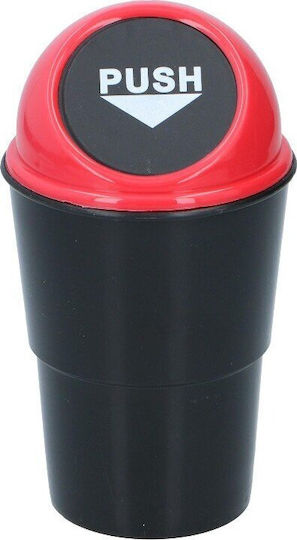 Dunlop Waste Bin Waste Plastic Red 17cm 1pcs