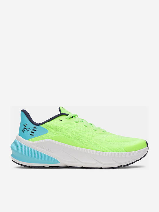 Kids Sports Shoes Running with Laces Green