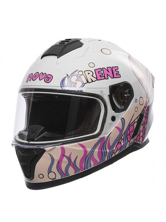 Nova FF802 Sirene Children's Full Face Motorcyc...