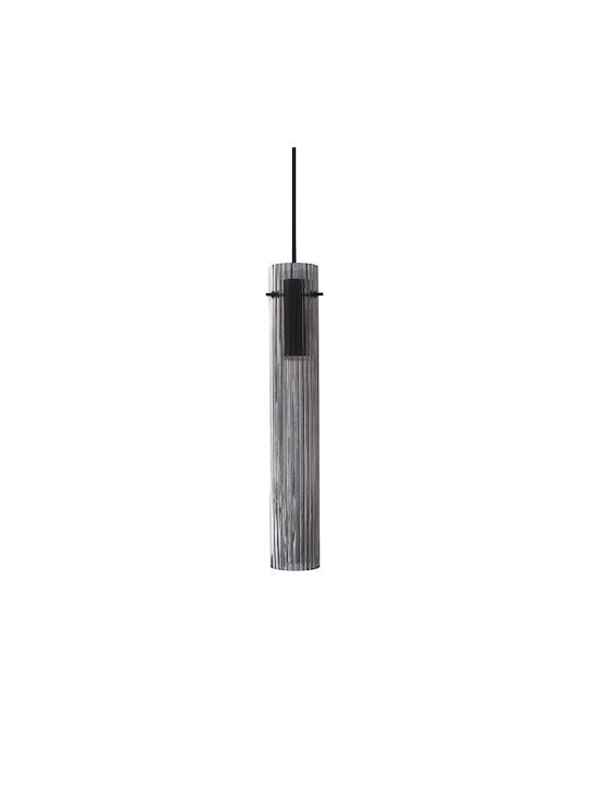 Ideal Lux Flam Висящо Осветително Тяло Черен 6x270см.